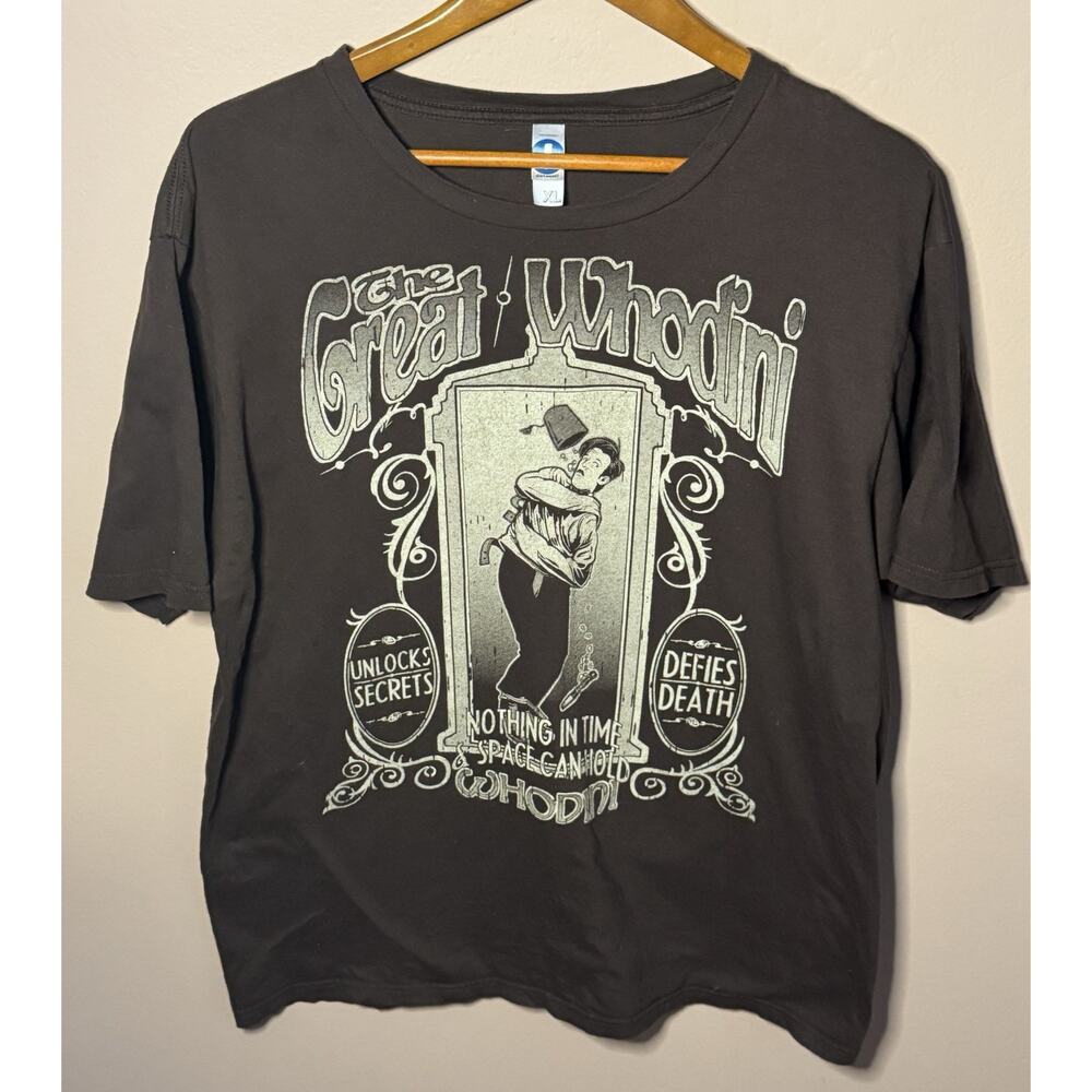 The Great Whodini: Defies Death; Unlocks Secrets Tshirt XL